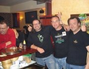 Marc, Gavin & Krusty the clown